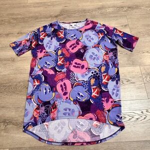 LuLaRoe Irma‎ Womens Size XS Xsmall Disney's Mickey Mouse Tunic Shirt